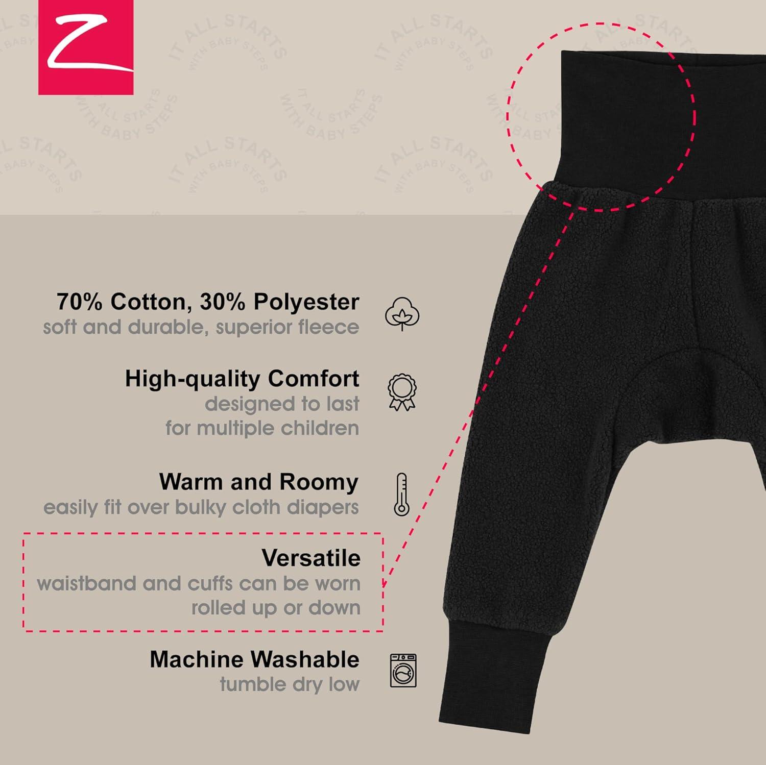 imageCozie Fleece Cuff Pant Black