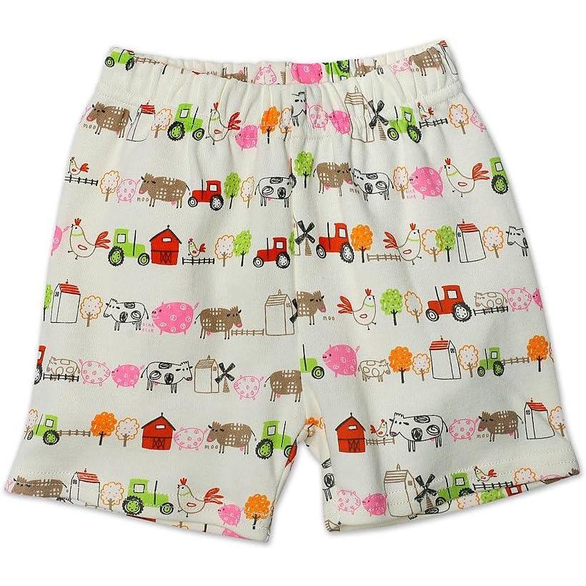 imageZutano Baby Girls Little Farm Organic ShortsOats