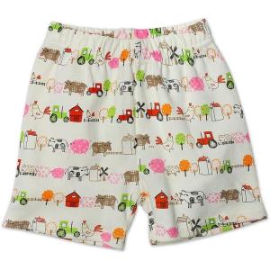 Zutano Baby Girls’ Little Farm Organic Shorts(Oats)