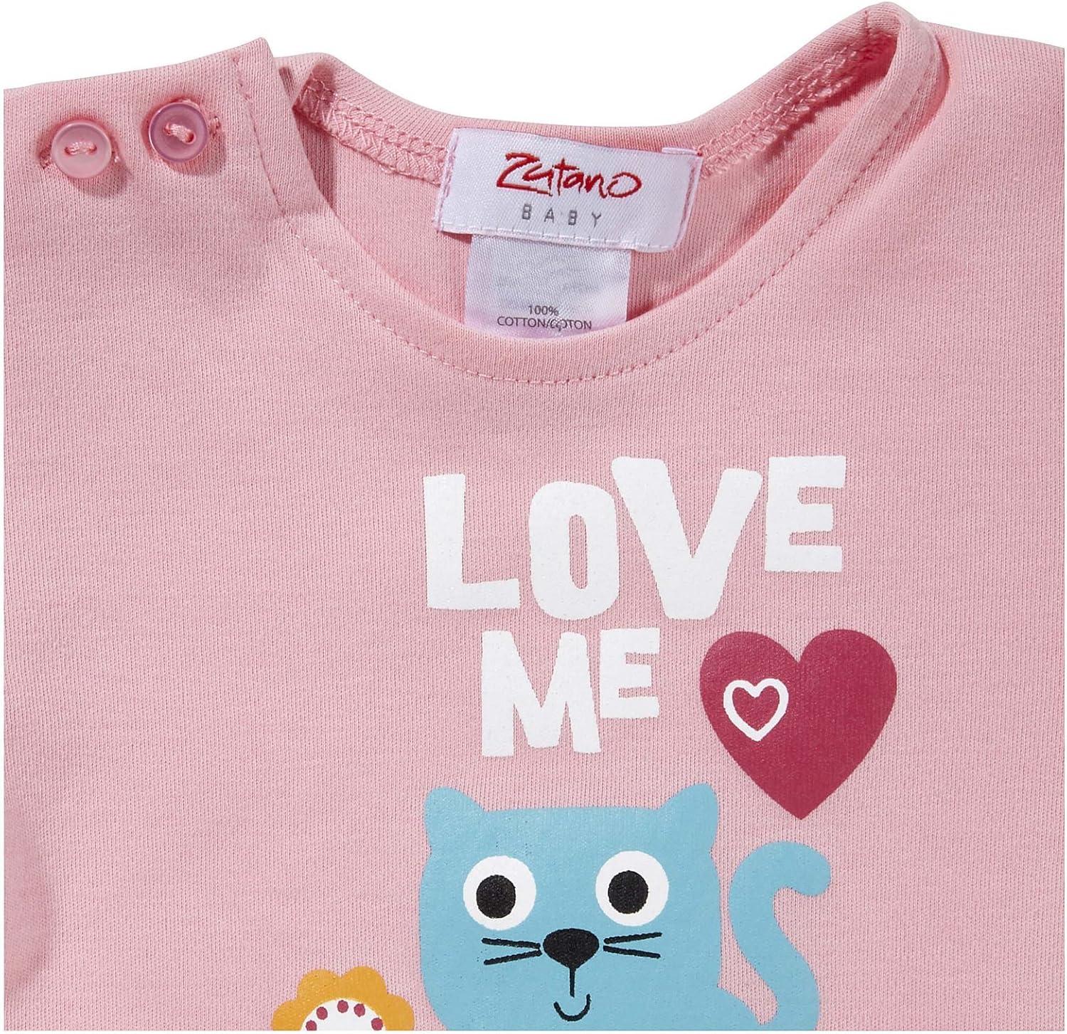 imageZutano Baby Girls SS Screen Tshirt Pink 24 Months