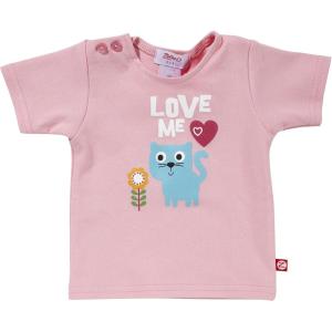 Zutano Baby Girls’ S/S Screen Tshirt – Pink – 24 Months