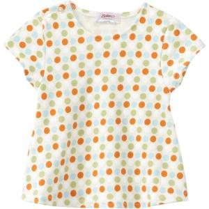 Zutano Baby Girls’ Sunset Dots Organic Swing Tee(Orange)
