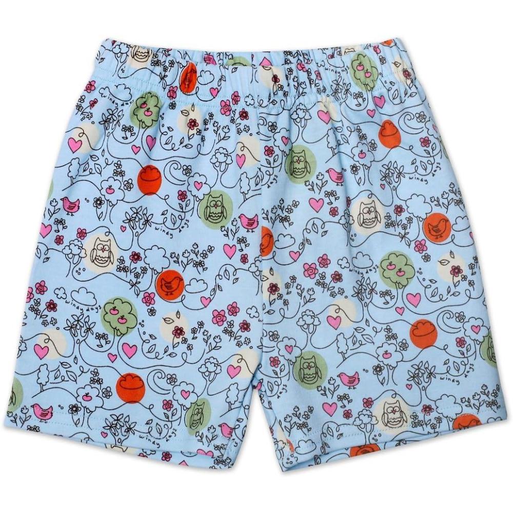 imageZutano Baby Girls Windy Days Organic ShortBlue Bird