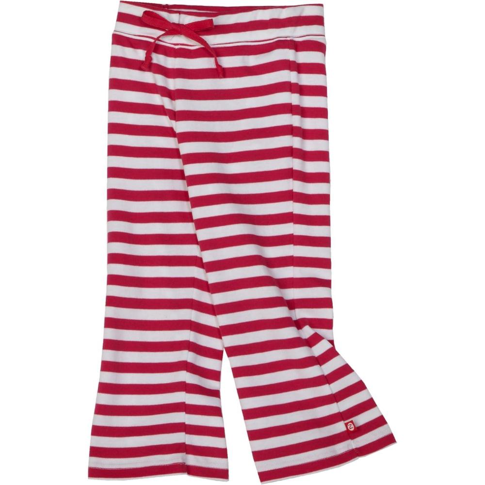 imageZutano Little Girls Zutano Primary Stripe Drawstring PantFuchsia