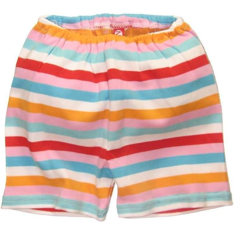 imageBaby Infant Girls Bold Stripe Pink Shorts by ZutanoPink