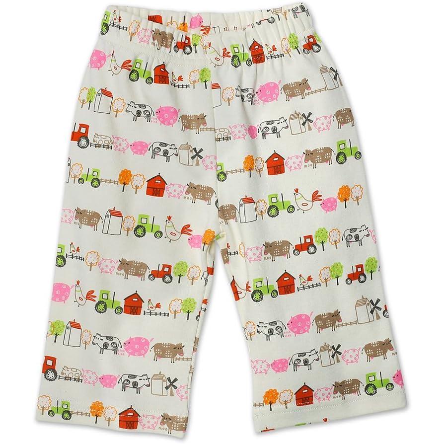 imageZutano Baby Girls Little Farm Organic PantOats