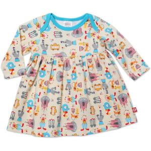 Zutano Baby-Girls Newborn Le Cirque Long Sleeve Dress(Cream)