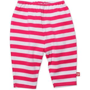 Zutano Baby-Girls Newborn Primary Stripe Legging(Fuchsia)