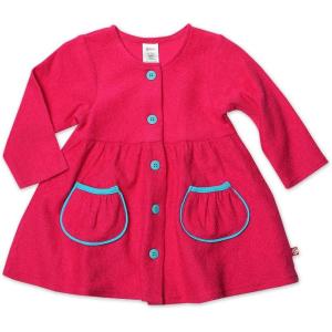 Zutano Baby-Girls Newborn Terry Loop Dress(Fuchsia)