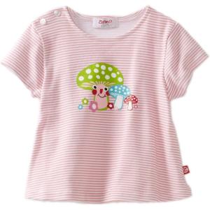 Zutano Baby Girls’ Mushroom Smile Screen Swing Tee(39 Pink)