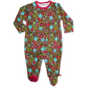 Zutano Baby Girls’ Sugar Bramble Footie(Chocolate)