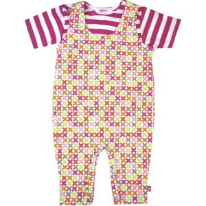 Zutano Checker Box Overall, Baby Girls, 18-24 Months Multicolored