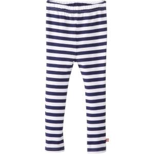 Zutano Little Girls’ Primary Stripe Skinny Legging(Navy/White)