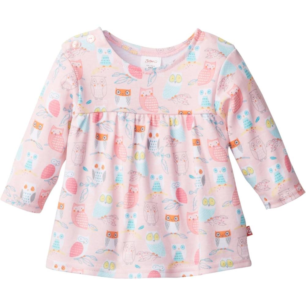 imageZutano Baby Girls Friendly Bird Peasant TopBlush