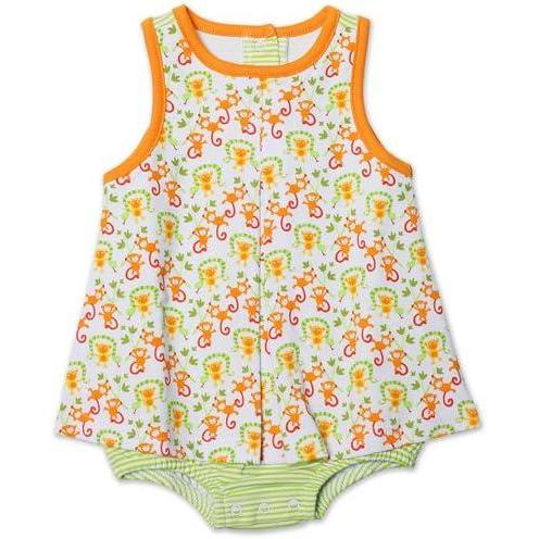 imageZutano Monkey Swing ALine Jumper Baby Girls 6 Months
