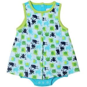 Zutano Baby Girls’ Froggies A-Line Jumper – Sky – 6 Months