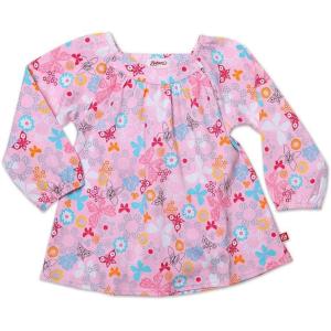 Zutano Little Girls’ Summer Dream Long Sleeve Viola Top(Blush)