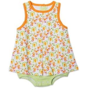 Zutano Monkey Swing A-Line Jumper Baby Girls 6 Months
