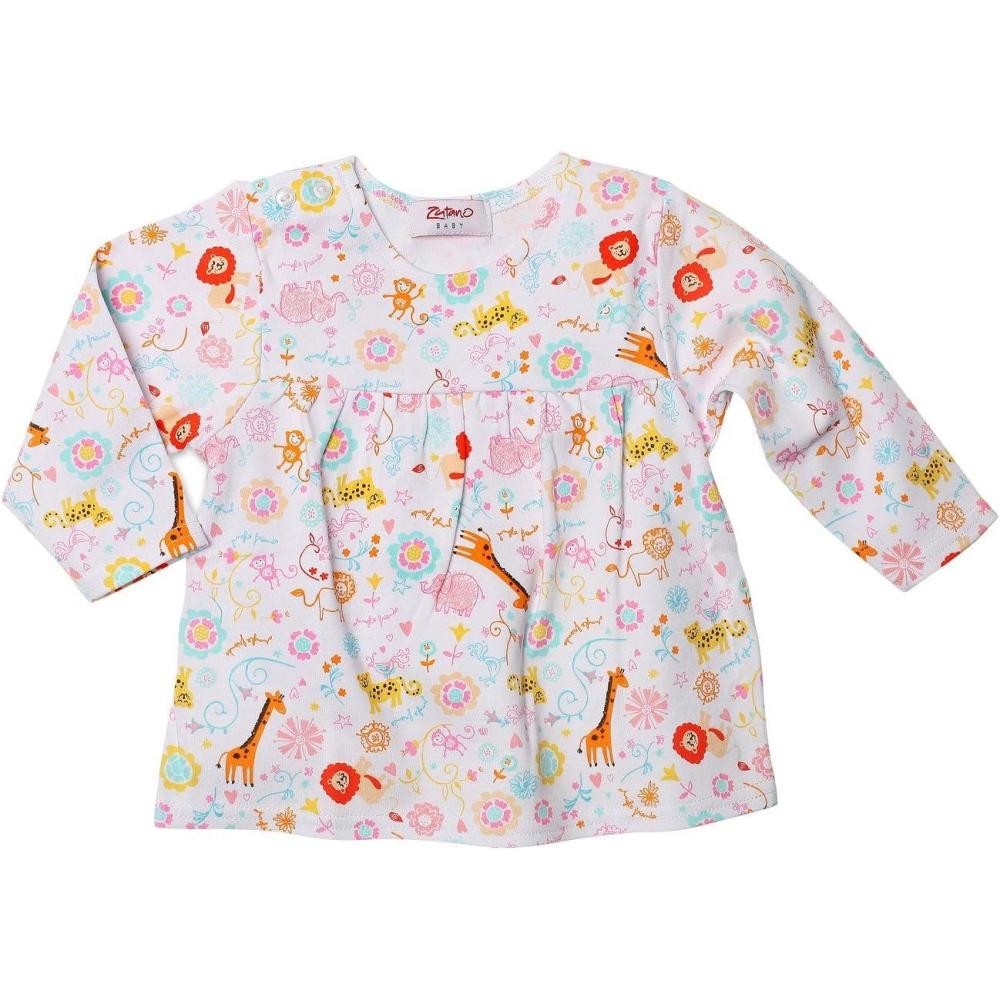 imageZutano Baby Girls Peasant Top White 6 Months