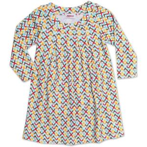 Zutano Little Girls’ Helix Pleat Dress(Multi)