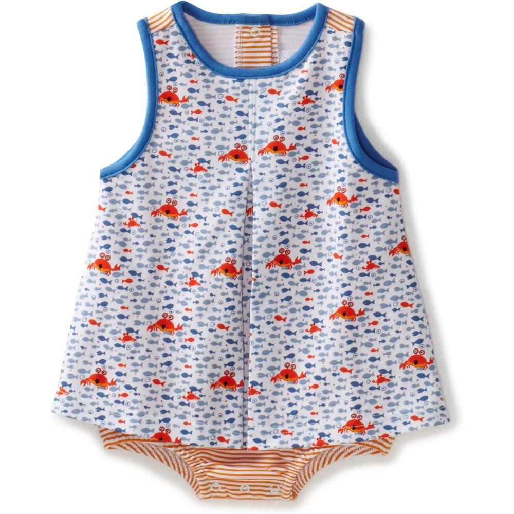 imageZutano Baby Girls Crabby A line Jumper White 24 Months