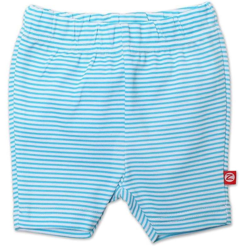 imageZutano Baby Girls Pastel Stripe Bike ShortsPool