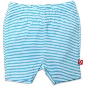 Zutano Baby Girls’ Pastel Stripe Bike Shorts(Pool)