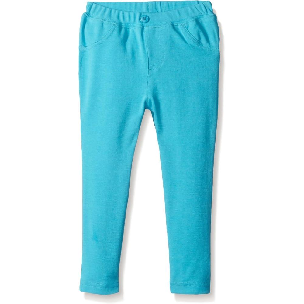 imageZutano Baby Girls Primary Solid Stretch Knit JeggingPool