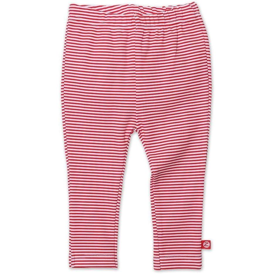 imageZutano Candy Stripe Skinny LeggingRed