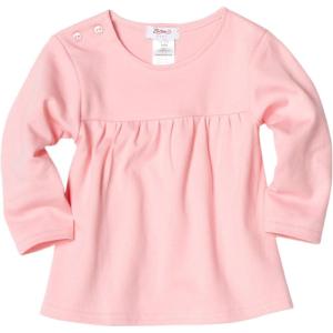 Zutano Baby Girls’ Pastel Solid Peasant Top(Pink)