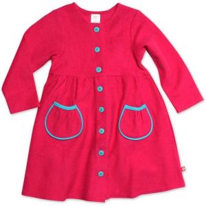 Zutano Little Girls’ Terry Loop Dress(Fuchsia)