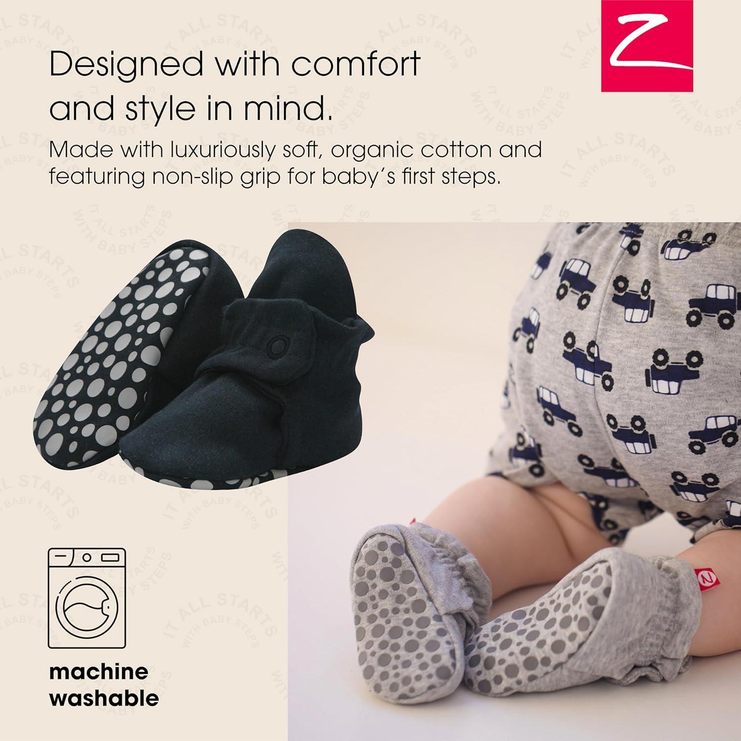 imageZutano Baby Organic Cotton BootiesBlack