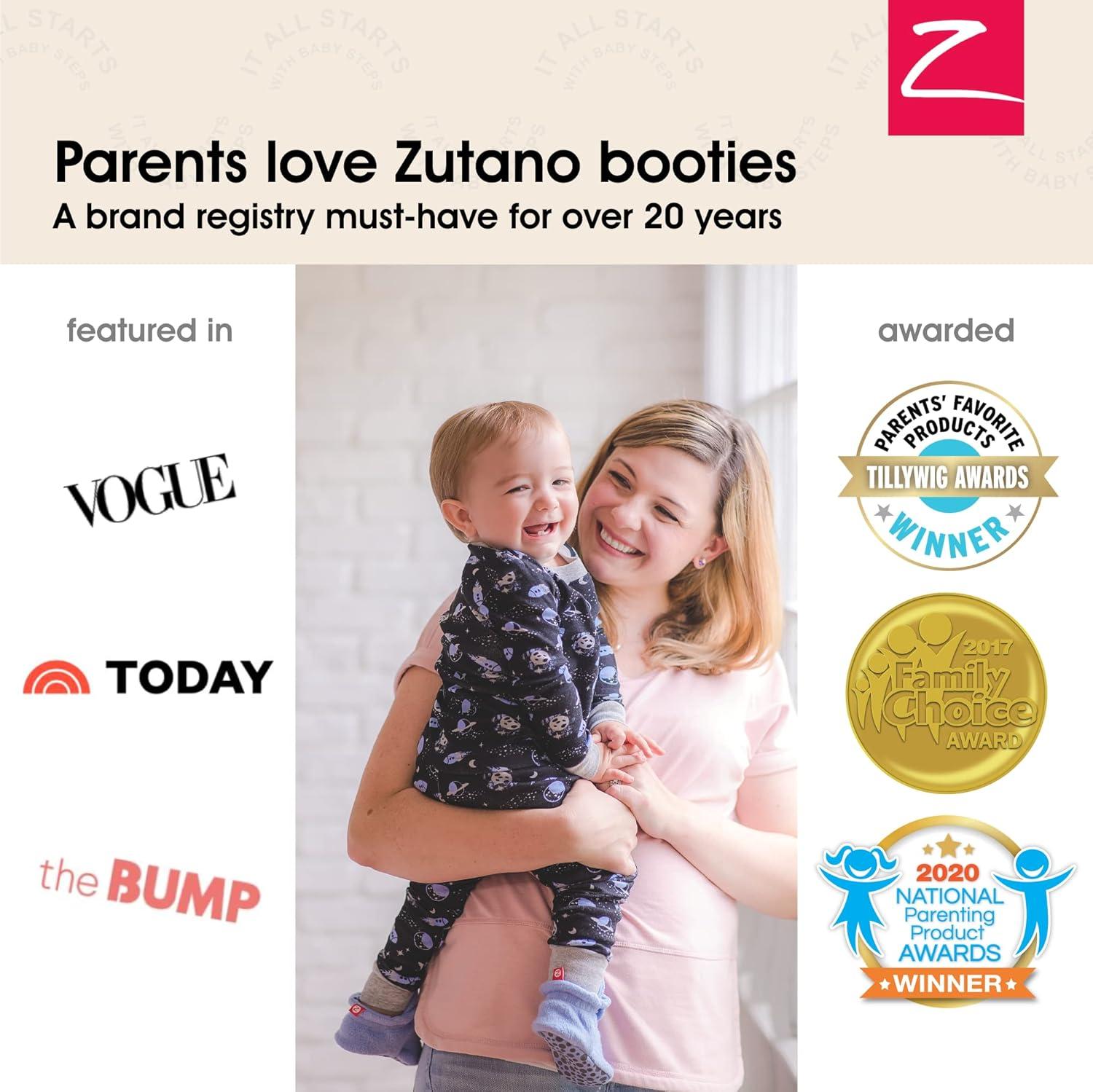 imageZutano Baby Organic Cotton BootiesBlack