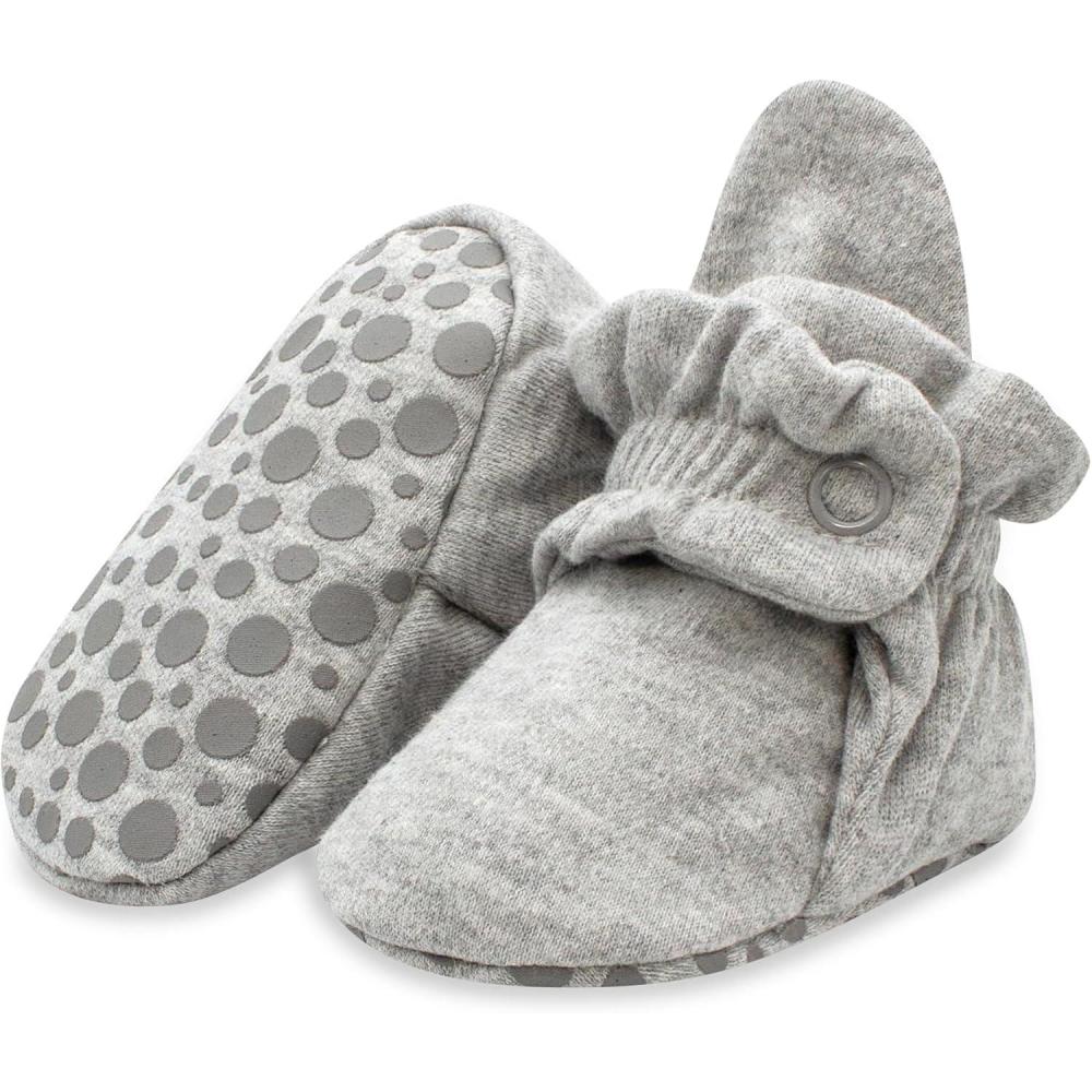 imageZutano Baby Organic Cotton BootiesGray Heather