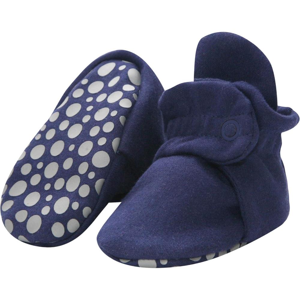 imageZutano Baby Organic Cotton BootiesTrue Navy