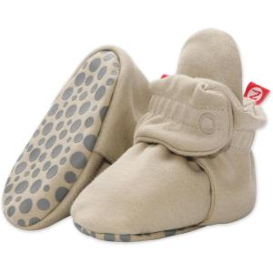 Zutano Baby Organic Cotton Booties(Khaki)