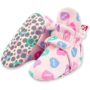 Zutano Baby Organic Cotton Booties(Sweatheart)