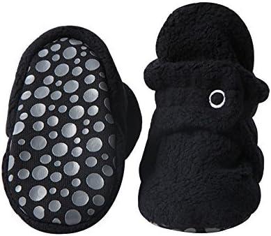 imageZutano Cozie Fleece Baby Booties with Grippers StayOn Baby Shoes Bundle 12M