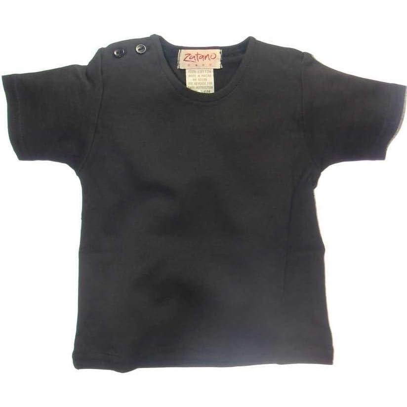 imageZutano Black Short Sleeve TShirt 06 Months