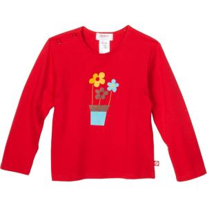 Zutano Long Sleeve T Shirt(Flower Pot)