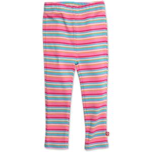 Zutano Hot Pink Multi Stripe Little Girls Leggings, 2T