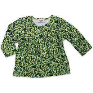 ZUTANO Baby Girls’ Hello Friends Peasant Top(Lime)