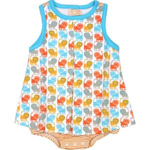 Zutano Lions A-Line Jumper Baby Girls 0-6 Months