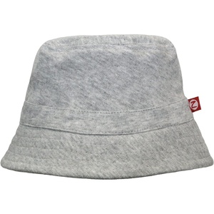 Zutano Bucket Sun Hat for Toddlers and Babies, Cotton Hat, Wide Brim, Heather Gray(Heather Gray_bucket Hat)