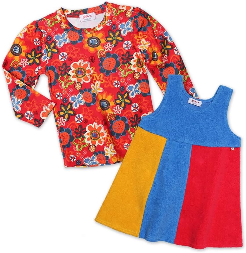 image:imageZutano Little Girls Zutano Cozie TriColor JumperBlue