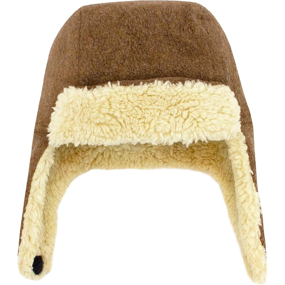 image:imageZutano Baby Toddler Fleece Trapper Hat Warm Winter Hat for Boys amp GirlsMocha Heather